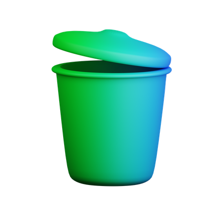 Trash Bin  3D Icon