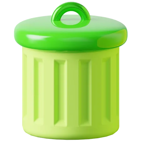 Trash Bin  3D Icon