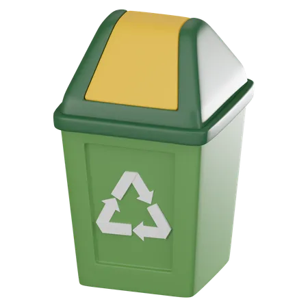 Trash Bin  3D Icon