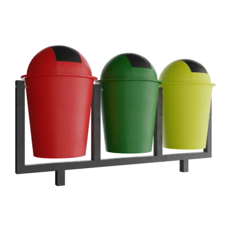 Trash Bin  3D Icon