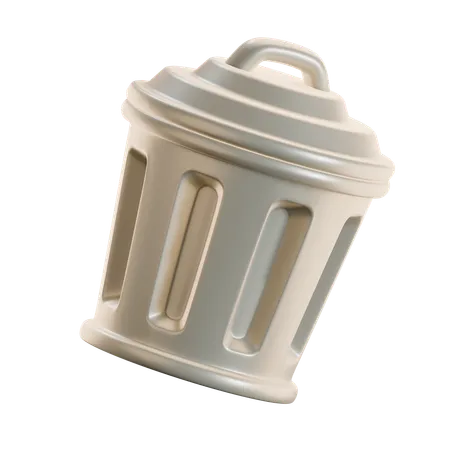 Trash Bin  3D Icon