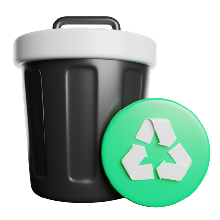 Trash Bin  3D Icon