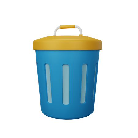 Trash Bin  3D Icon