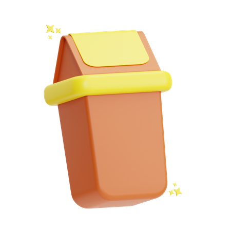 Trash Bin  3D Icon