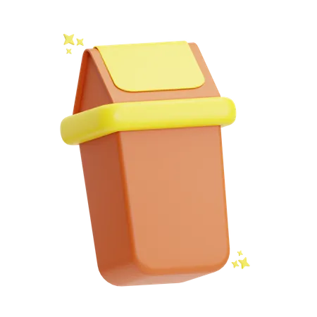 Trash Bin  3D Icon