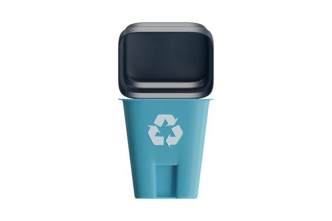 Trash Bin  3D Icon