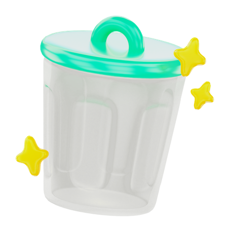 Trash Bin  3D Icon