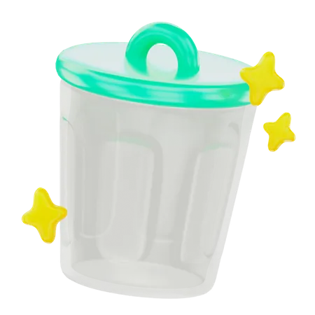 Trash Bin  3D Icon