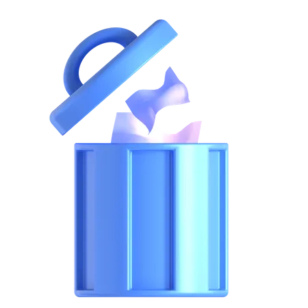 Trash Bin  3D Icon