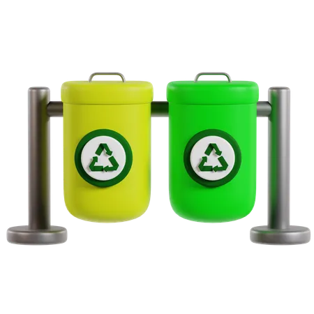 Trash Bin  3D Icon