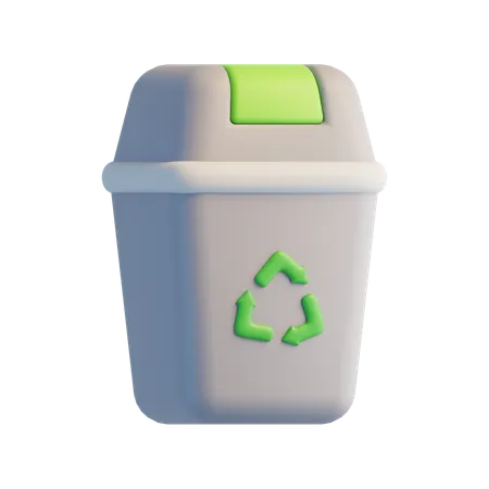 Trash Bin  3D Icon