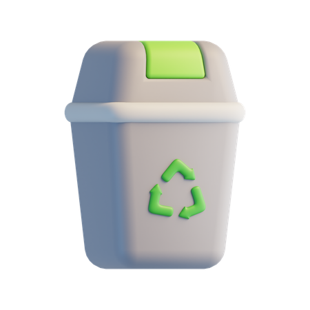 Trash Bin  3D Icon