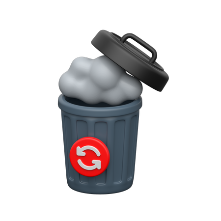 Trash Bin  3D Icon