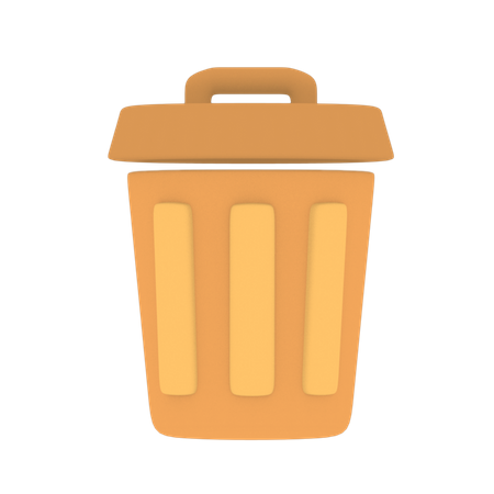 Trash Bin  3D Icon