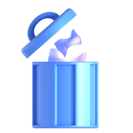 Trash Bin  3D Icon