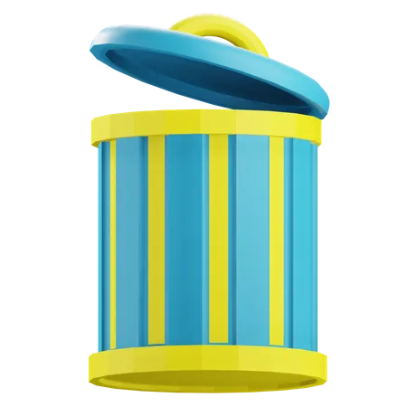 Trash Bin  3D Icon
