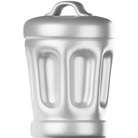 Trash Bin 3 D Icon 3D Icon