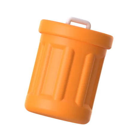 Trash can  3D Icon