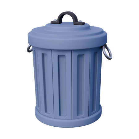 Trash Can  3D Icon