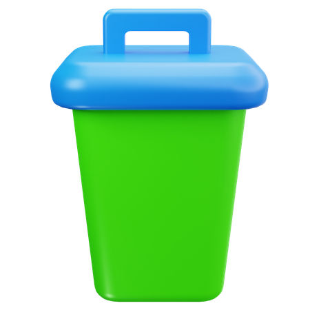 쓰레기통  3D Icon