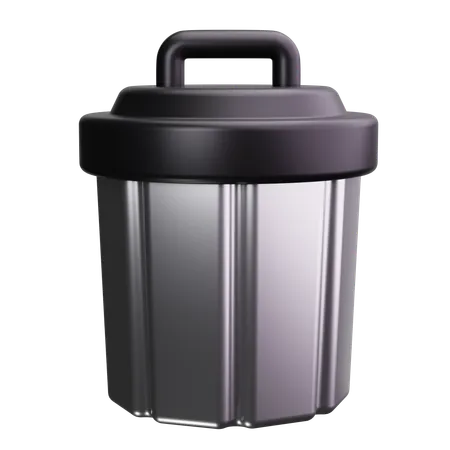 Trash Can  3D Icon