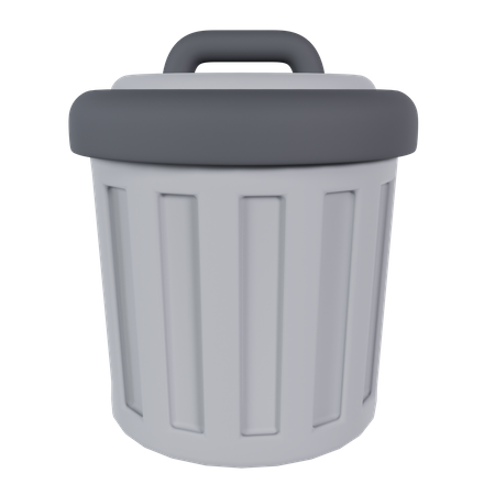 Trash Can  3D Icon