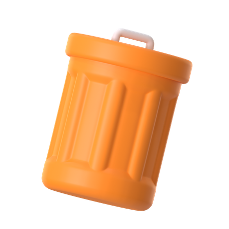 Trash can  3D Icon