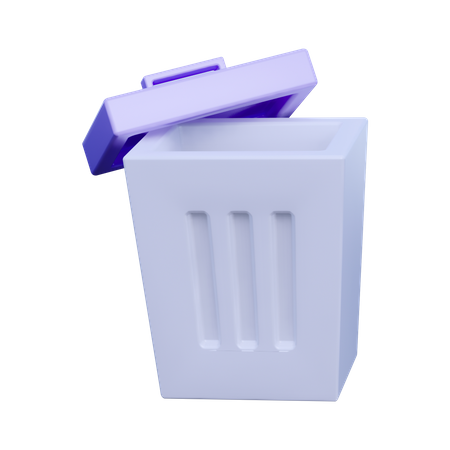 Trash Can  3D Icon