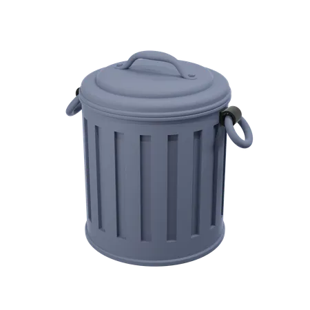 Trash Can  3D Icon