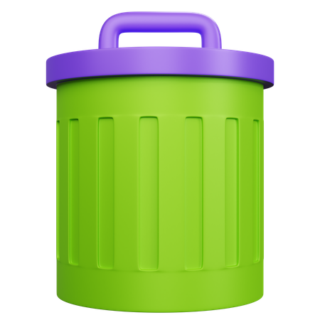 Trash Can  3D Icon