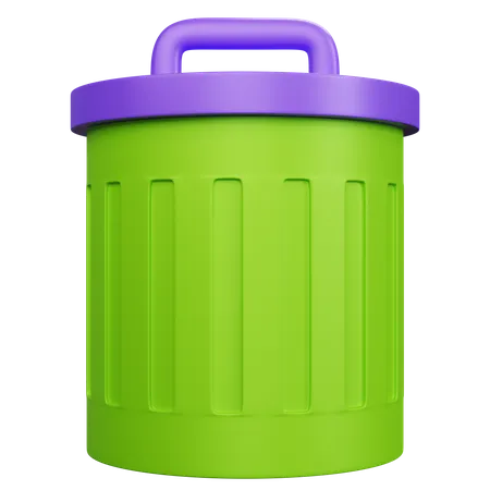 Trash Can  3D Icon