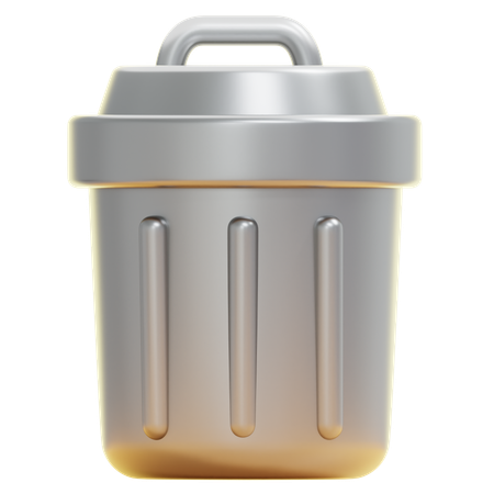 TRASH CAN  3D Icon