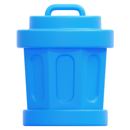 Trash Can  3D Icon