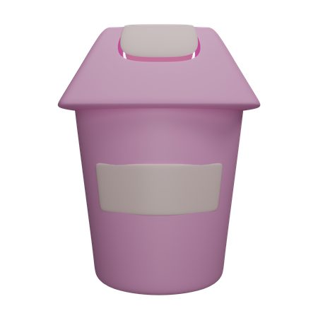 Trash Can  3D Icon