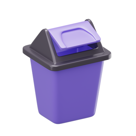 Trash Can  3D Icon