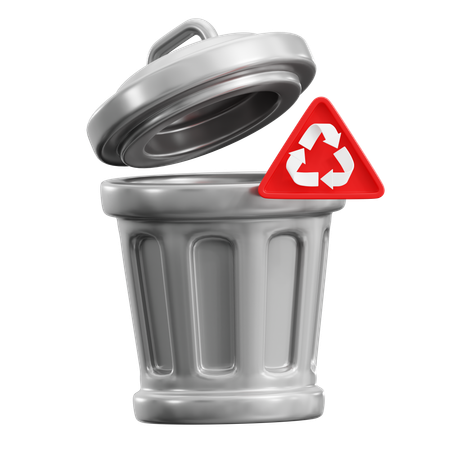 Trash Can  3D Icon