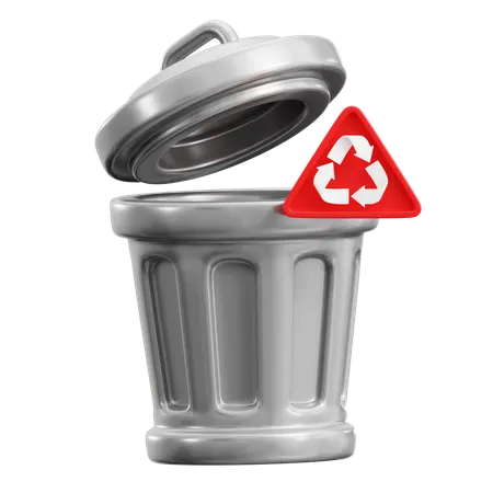Trash Can  3D Icon