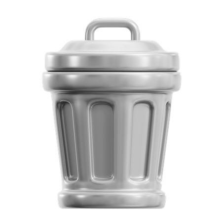Trash Can  3D Icon