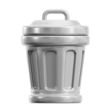 Trash Can  3D Icon