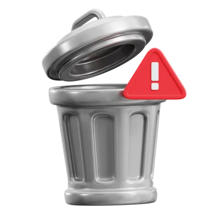 Trash Can  3D Icon