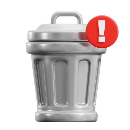 Trash Can  3D Icon
