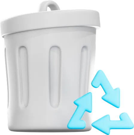 Trash Can  3D Icon
