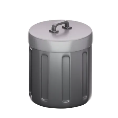 Trash Can  3D Icon