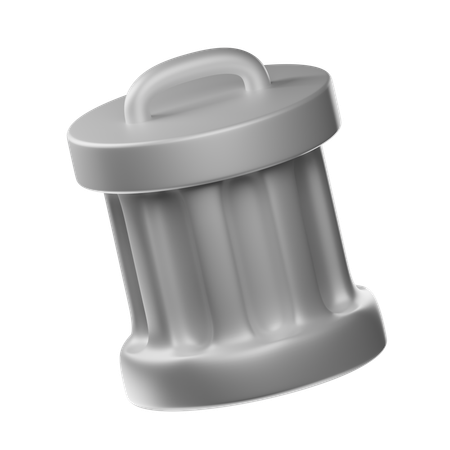 Trash Can  3D Icon