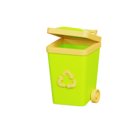 Trash Can  3D Icon