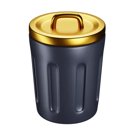 Trash Can  3D Icon