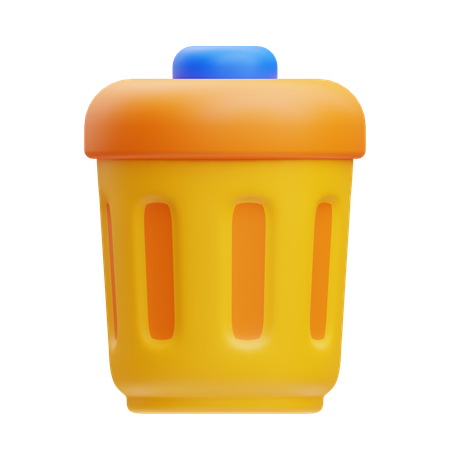 Trash Can  3D Icon