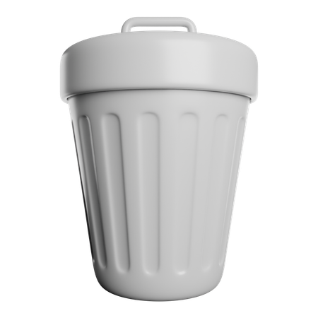Trash Can  3D Icon