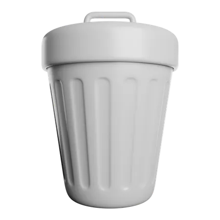 Trash Can  3D Icon