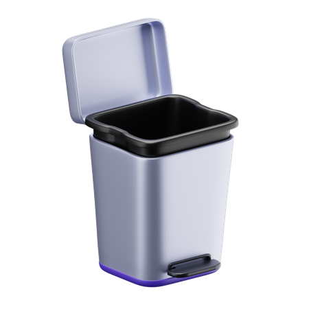 Trash Can  3D Icon